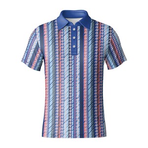 Camiseta Deportiva para Hombre, de Poliéster y Elastano, Antiarrugas, de Secado Rápido y Transpirable, para Golf, OEM ODM Vietnam - Product Image 5