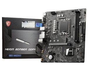 Meilleurs <span class=keywords><strong>prix</strong></span> de gros pour toute nouvelle carte mère autorisée MSI H610M BOMBER DDR4 Micro-ATX (LGA1700) - Product Image 1