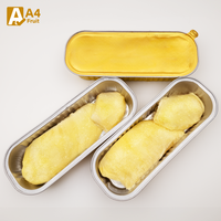 Topkwaliteit Premium Grade Biologische Monthong Durian, geheel, vers, diepvries (IQF), uit Thailand, rijke smaak, vacuüm verpakt, 0,5 kg