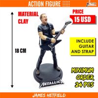 Figurine d'action 7 pouces James Hetfield Art 3D