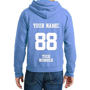 Nueva llegada sudaderas con capucha personalizadas transpirables logotipo personalizado parte delantera trasera alta calidad bordado/sudaderas con capucha serigrafiadas OEM - Product Image 4