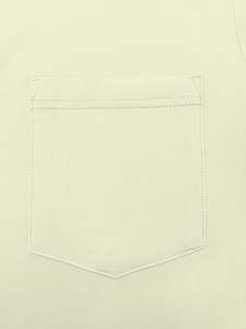 Nouveau Design Poche Poitrine Vierge Polo T Shirt Col Noir Contraste Boxy Slim Fit Demi Manches Personnalisé 100% Coton Polos - Product Image 5