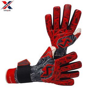 Gants de gardien de but en cuir personnalisés - Utilisation professionnelle en extérieur, haute qualité, protection complète des doigts, imperméables, poignet réglable - Product Image 3