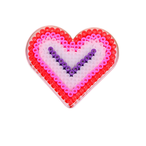 Hama <b>Beads</b> <b>Iron</b>-<b>On</b> Mold for Kids' Jewelry Making and Keychains - Assorted Colors - Product Image 2