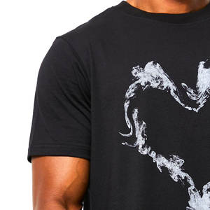 Oem estilo básico Color sólido camisetas en blanco logotipo personalizado diseño hombres manga corta peso pesado algodón camiseta - Product Image 4