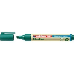 Marcador para Flipchart EDDING 32 EcoLine Verde de 1-5 mm - Product Image 1