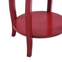 Table d'angle contemporaine avec logo personnalisé de qualité supérieure en bois massif naturel fabriquée en Inde pour la décoration de terrasse de café de jardin à la maison