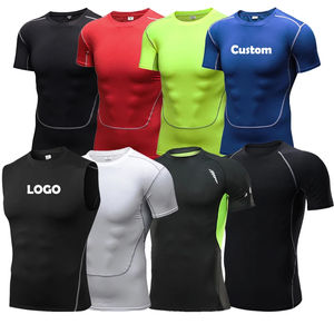 Camiseta Deportiva de Manga Corta para Hombre, UPF50+, Ecológica, Transpirable, de Secado Rápido, para Entrenamiento, Ligera, Elástica, de Spandex/Nailon - Product Image 5