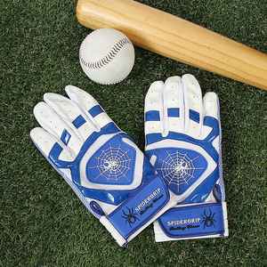 Guantes de bateo de béisbol de cuero personalizados Pro Grip, ligero y duradero para hombres, mujeres, tallas para jóvenes - Product Image 3