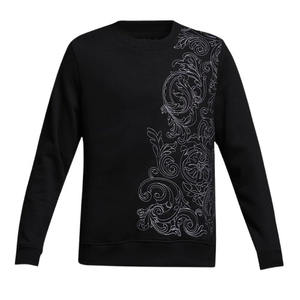 Venta al por mayor de moda, logotipo de diseño de diamantes de imitación personalizado para hombres, sudaderas con capucha, sudadera cómoda transpirable de invierno cálido para hombres - Product Image 6