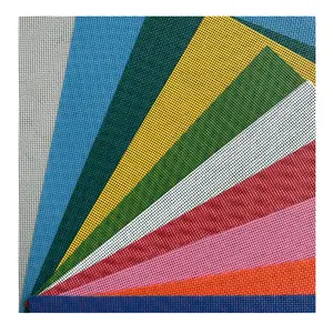 Tissu de maille de polyester enduit de PVC de Teslin de textile coloré 1000D pour la chaise, la barrière, la couverture, le bâtiment, le parasol, les sacs, l'impression etc.