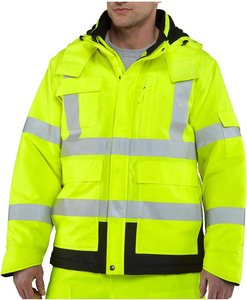 Chaqueta de Seguridad Reflectante de Alta Visibilidad con Logotipo Personalizado, Nueva Llegada, en Oferta, Chaqueta de Seguridad Impermeable de Alta Visibilidad para Exteriores - Product Image 2