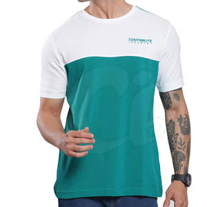 Ropa de verano Camisetas hechas en fábrica para hombres Camisetas con estampado de logotipo personalizado para hombres Camisetas de marca privada para hombres - Product Image 1