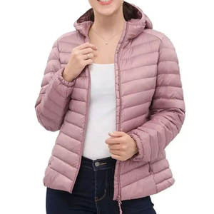 Veste matelassée pour femmes, logo personnalisé, design respirant, léger, prix de gros, vestes d'hiver pour femmes - Product Image 1