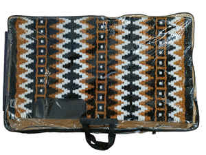 Couverture de selle d'équitation équestre sur mesure et doublure en polaire de coton tissé serré - Product Image 6