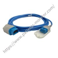 Câble d'extension SpO2 JL-900P PN K931 de qualité médicale, couleur bleue, stable et durable pour la connectivité des moniteurs patient