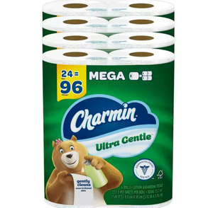 Best Price on Ultra Gentle Toilet Paper 24 Mega Rolls = 96 Regular Rolls Factory Sealed Ready to Ship Worldwide - Product Image 1