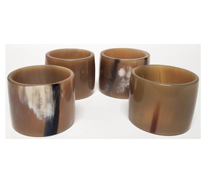 Buffalo Horn Napkin Ring <b>Table</b> <b>Cloth</b> Holder for Restaurants Decorative Use Black Horn <b>Table</b> Decoration Item - Product Image 4