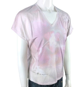 เสื้อยืดผู้หญิงผ้าฝ้าย100% ระบายอากาศแขนสั้นพิมพ์ลายดิจิตอล - Product Image 2