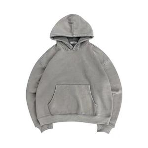 Sudaderas con Capucha de Algodón 100% de Secado Rápido y Transpirables, Diseño Nuevo, Lavado Ácido Desteñido al Sol, Fabricación al por Mayor - Product Image 1