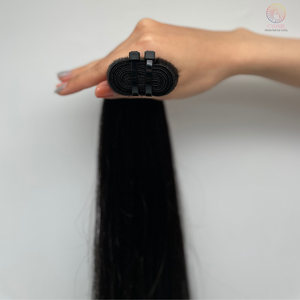 สินค้าขายดี ผมแท้เรมี่แบบตรงธรรมชาติ # ผมเวียดนามแท้ 100% แบบ Double Drawn คุณภาพพรีเมียม สี 1A ขนาด 55 ซม. แบบเป็นมัด - Product Image 2