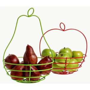 Fruit Storage Basket Latest Arrival Handmade Round Shape Tabletop Fancy Iron Wire Ex Factory Supplies - Product Image 5