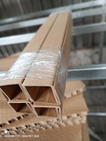 Protection d'angle en carton kraft de haute qualité, forme U et V, pour palettes, faible MOQ