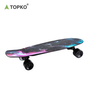 Planche à roulettes TOPKO en PP de haute qualité pour hommes et femmes, petite planche de poisson intégrée, planche à roulettes électrique à 4 roues - Product Image 5