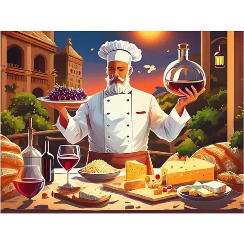 Buon appetoto Cafe шеф-повар, кухонная кухня, фартук с мраморной керамической плиткой, настенная керамическая плита