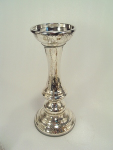 White Set of 3 Metal <b>Pillar</b> <b>Candle</b> Holders for Indoor Decor - Product Image 2