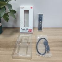 M.2 Şeffaf NVME NGFF SSD Kutusu USB3.1 Gen 2 Sabit Disk Kutusu Katı Hal Sürücüsü Harici Kutusu