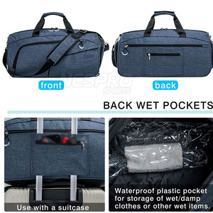 MOQ bajo Diseña tus propias bolsas de lona de cuero Diferentes estilos Moda Desgaste Bolsas de lona de cuero - Product Image 3