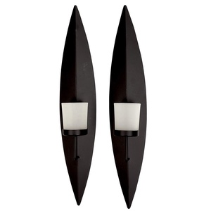 Top Leading Design Moderne Métal Intérieur Mural Suspendu Bougeoir Noir Couleur INS Inspiré Décoratif Décoration de La Maison - Product Image 1