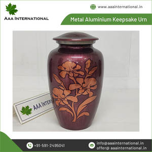 Hermoso diseño del exportador del fabricante, urna de recuerdo de aluminio para adultos, suministros funerarios enumerados en la lista superior, suministro directo de fábrica caliente - Product Image 2