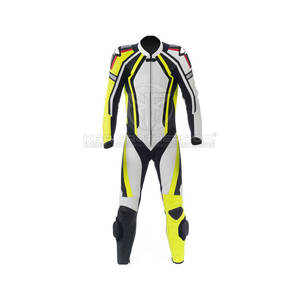 Traje de cuero ligero personalizado para motocicleta con tela elástica para flexibilidad de jinete transpirable motocicleta Autoracing hombres - Product Image 5
