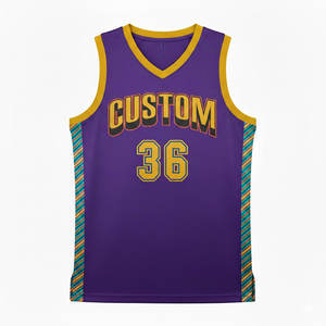 Maillot de basket-ball personnalisé pour hommes, nom et numéro imprimés sur mesure, uniforme d'équipe, débardeur de sport respirant sans manches - Product Image 1