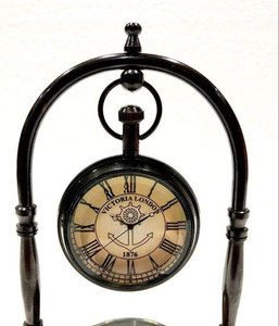 Antique <b>Silver</b> Working Compass With <b>Clock</b> Anniversary Gift, Husband Gifts, Couples Gift, Christmas Gifts - Product Image 3