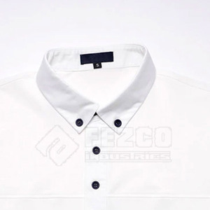 Hombres con estilo para Polos Logotipo personalizado Impreso Color sólido 100% Algodón Tela de punto transpirable - Product Image 3
