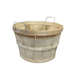 Wholesale natural wood bushel <b>baskets</b> with lid <b>cheap</b> price outdoor <b>basket</b> handmade from Vietnam factory - Product Image 1