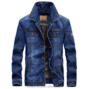 Factory <b>Men</b> No Hooded Design Printing Custom Jean Denim <b>Jacket</b> Button <b>Letter</b> Printed Denim <b>Jacket</b> Custom Jeans <b>Jacket</b> - Product Image 1