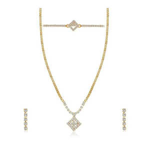 Eugenia Gold Plated Fine Jewelry Set Incluye Collar y Pulsera - Product Image 1