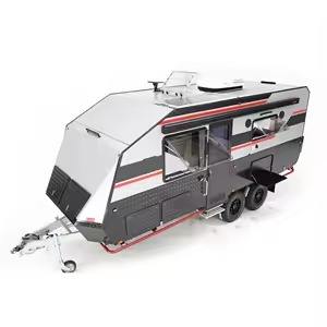 Remolques de viaje 4x4 de aluminio de fibra de vidrio ligeros estándar australiano Casa de caravana baño impermeable 4 personas cómodamente - Product Image 4