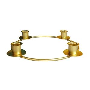 Metal Rings Fancy Taper <b>Candle</b> Holder Christmas Indoor and Outdoor Christmas Decoration Parties New Year Decor <b>Bulk</b> Quantity - Product Image 1
