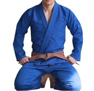 Vente en gros Uniforme de karaté pour hommes Costume de taekwondo Gi Uniforme d'arts martiaux Jiu Jitsu Formation Kimono de combat Ensemble d'uniformes Judo Kung Fu - Product Image 2