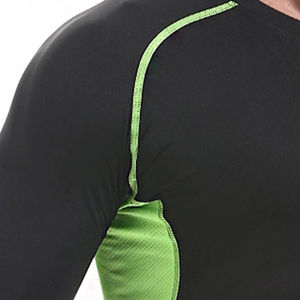 Rashguard de fitness et MMA respirant à manches longues en polyester UPF50 de haute qualité 160 GSM, grande taille, à compression - Product Image 6