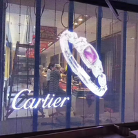 Gráficos Animados de Alto Impacto para Pantallas LED Transparentes a Todo Color |   Pantalla LED P3.91 para Interiores, Ideal para Escaparates, Eventos Comerciales