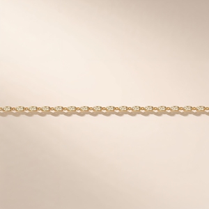 Collar de Eslabones Alargados de Oro Blanco Sólido de 18K, Cadena Minimalista de Alto Pulido, Joyería Fina de Lujo OEM - Product Image 3