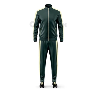 Chándal informal de alta calidad para hombre, chándal deportivo ligero a prueba de viento, cálido, de manga larga, con cremallera, para hombre, traje de 2 piezas - Product Image 6