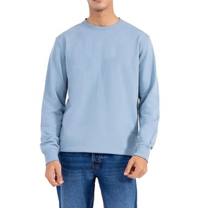 Sweat-shirt ras du cou à manches longues pour hommes, pull d'hiver à col rond, logo personnalisé, impression numérique solide d'approvisionnement ODM, dernière collection 300 GSM - Product Image 1