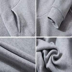 Sweat à capuche de survêtement uni en polaire de haute qualité et sweats à capuche vierges personnalisés pour hommes sweats à capuche à impression numérique - Product Image 2